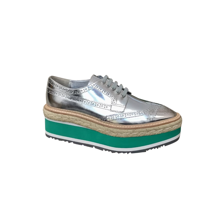 PAOCE Lace Up Platform Sneakers