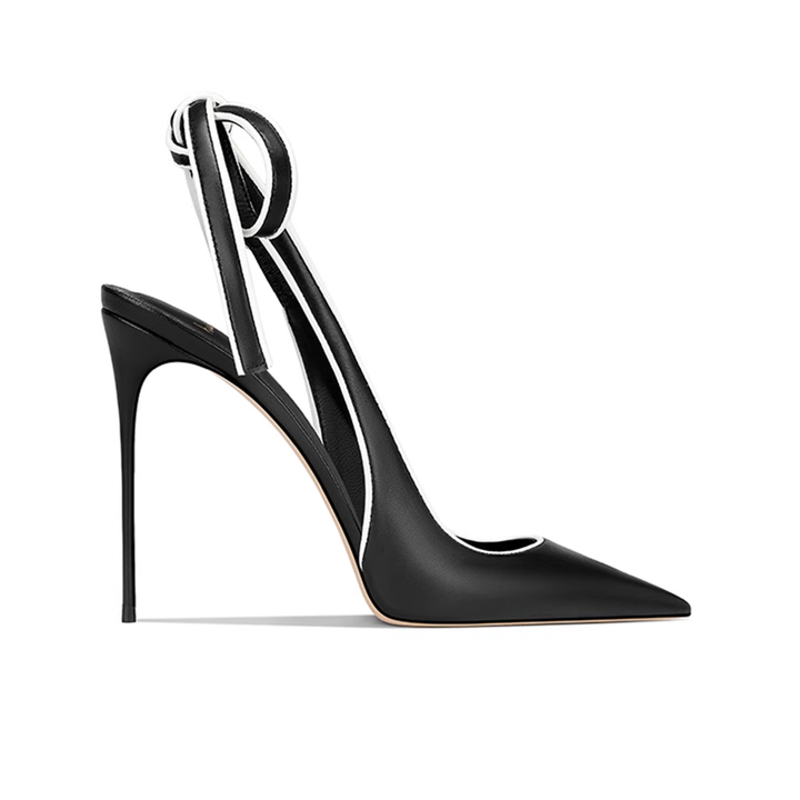 PESOR Lace Up Slingback High Heel Sandals - 10cm