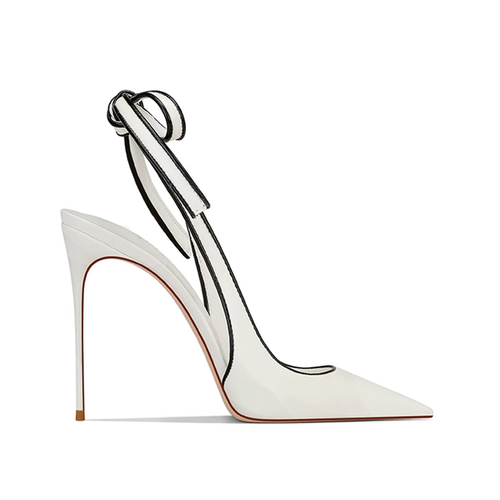 PESOR Lace Up Slingback High Heel Sandals - 10cm