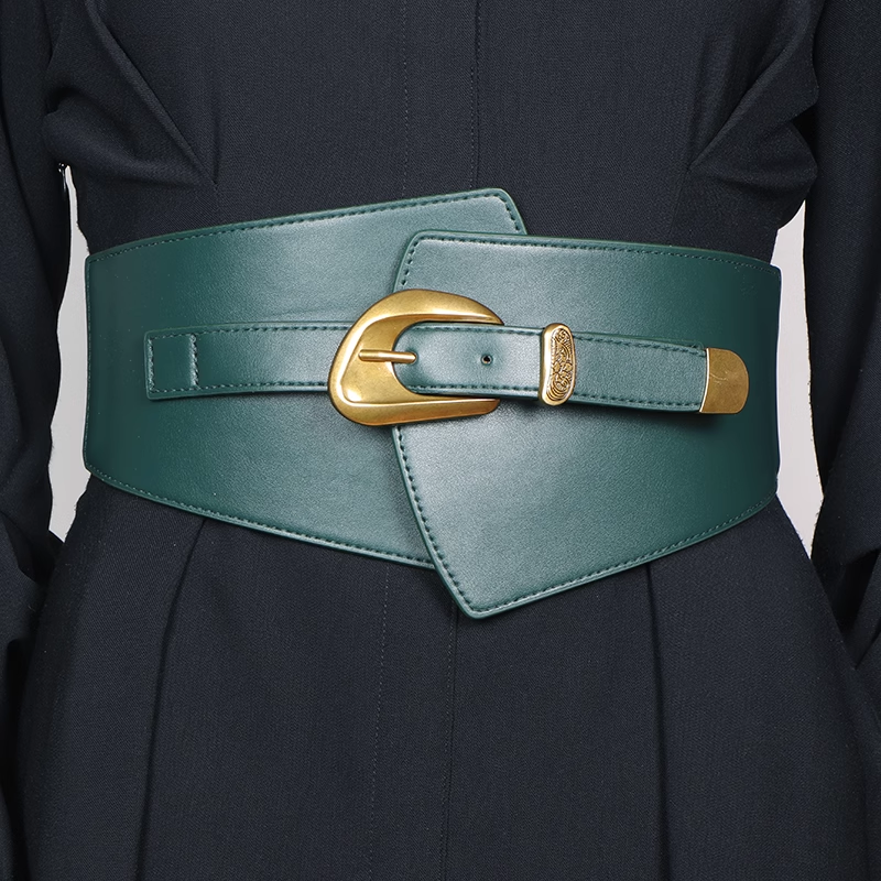 QUNWI Buckled Girdle Belt