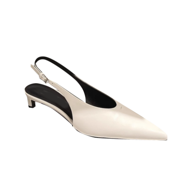 REINO Slingback Kitten Heel Sandals