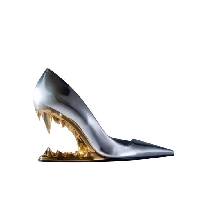 RENUI Sculptured Wedged Heel Pumps