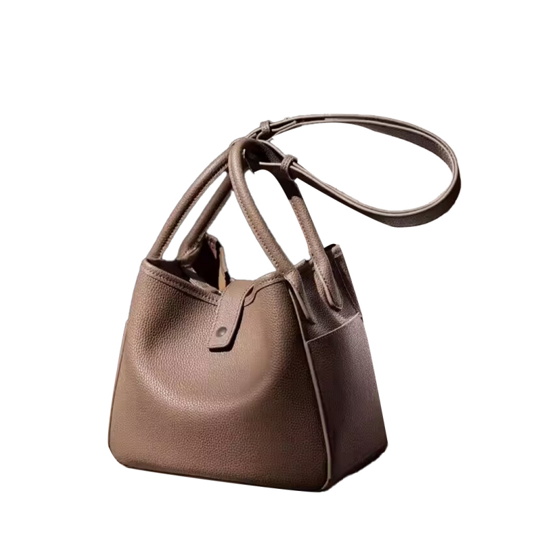 RHETT Leather Bucket Bag