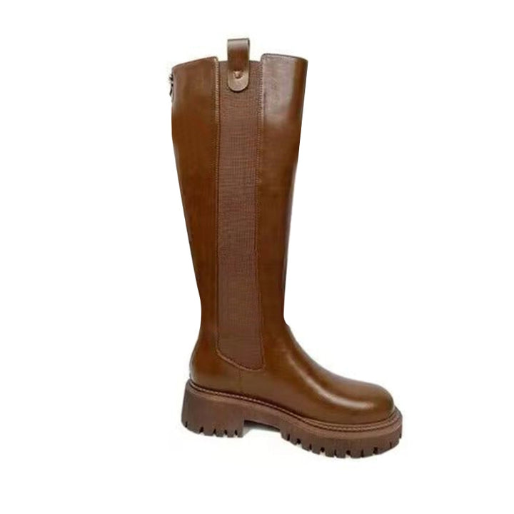 RISNU Leather Knee High Boots