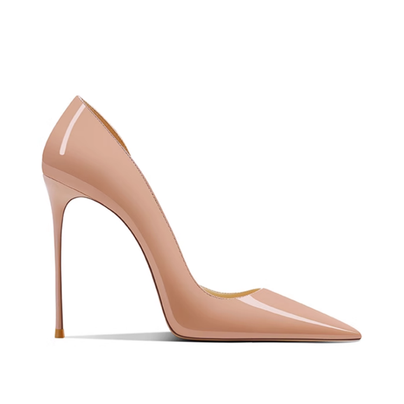 Nude Risha Patent Leather High Heel Pumps 10cm I The Label Size35