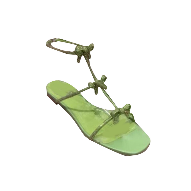 ROTTI Diamante Bow Flat Sandals