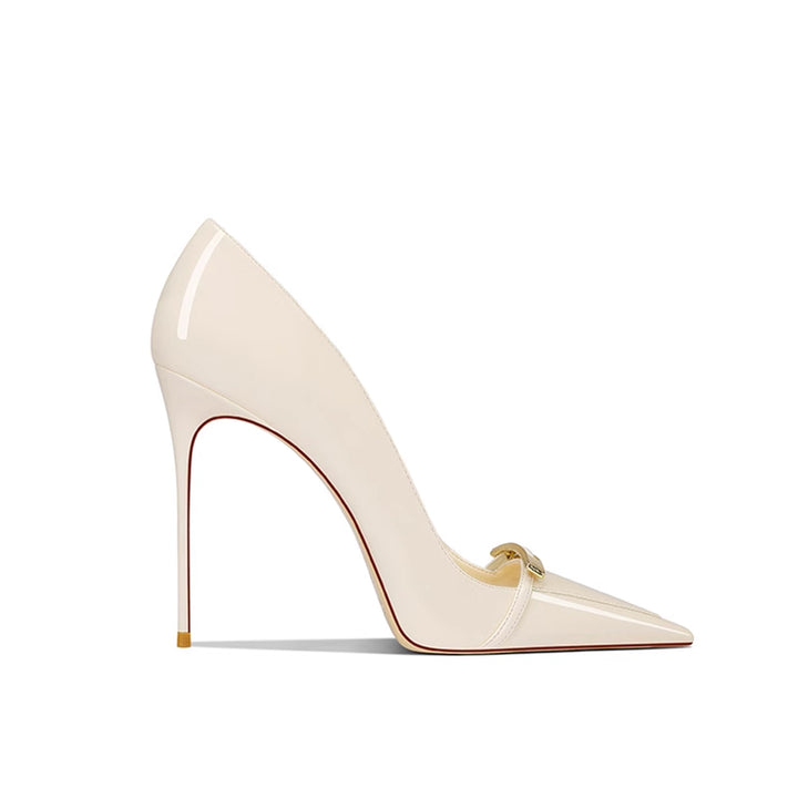 ROVUA Metal Embellished High Heel Pumps - 10cm