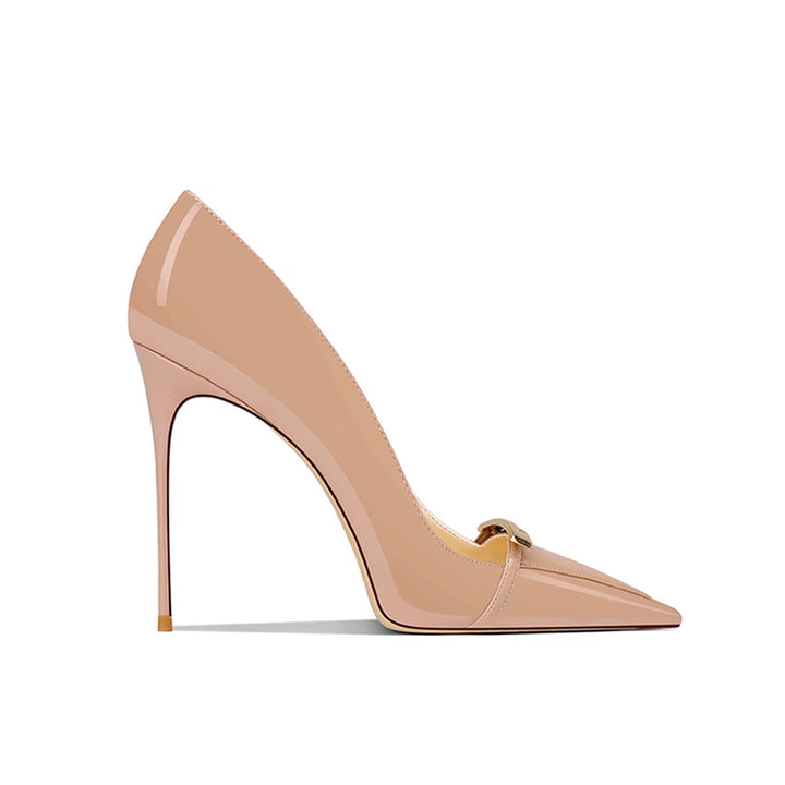 ROVUA Metal Embellished High Heel Pumps - 10cm