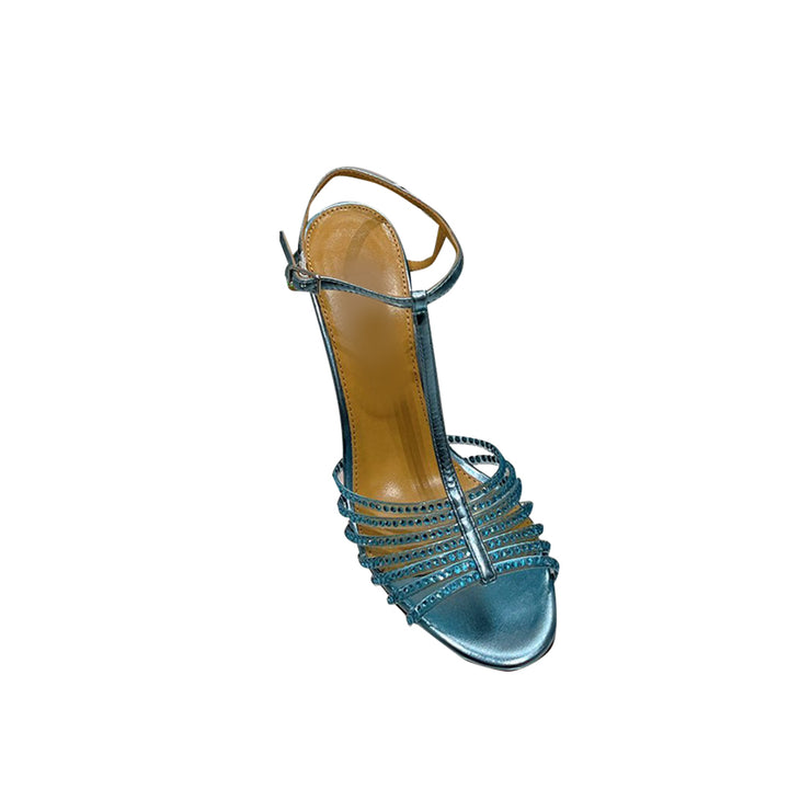 RUECA Diamante Ankle Strap High Heel Sandals