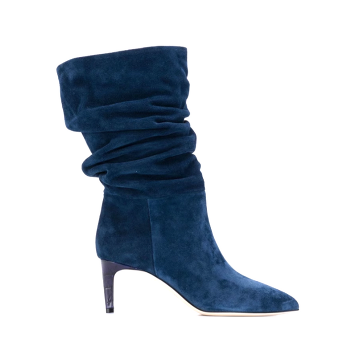 RUEFA Suede Mid Heel Ankle Boots