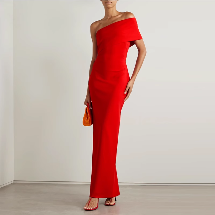 RUICO Off-Shoulder Evening Dress Gown