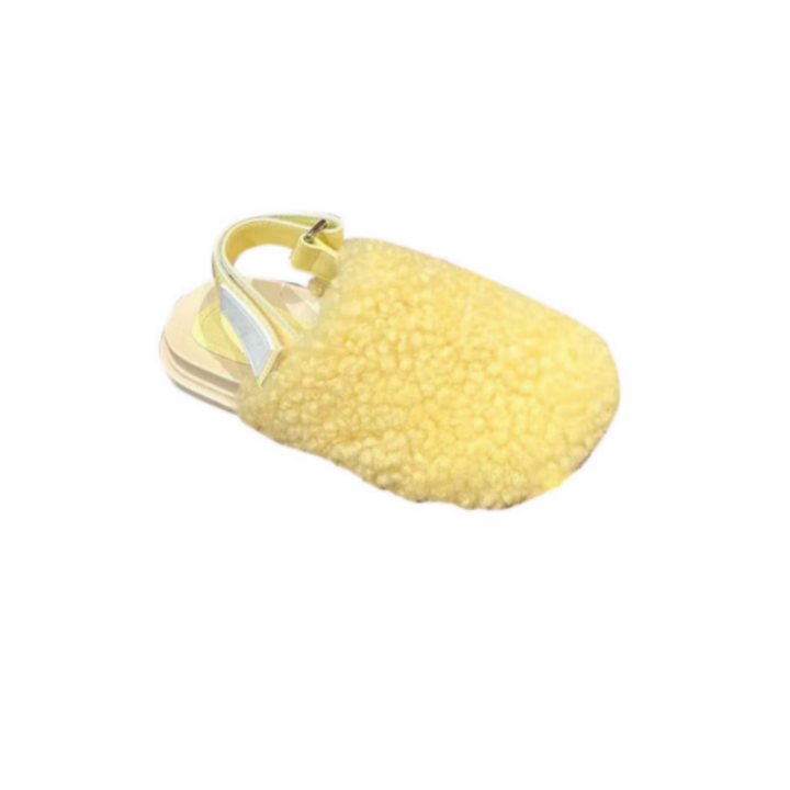 RUMIE Fur Flat Sandals