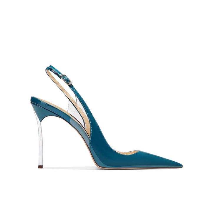 RUSCA Slingback Mid Heel Sandals - 8cm