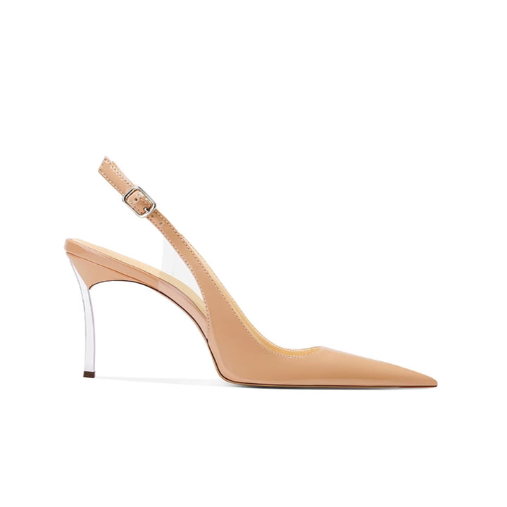 RUSCA Slingback Mid Heel Sandals - 6cm