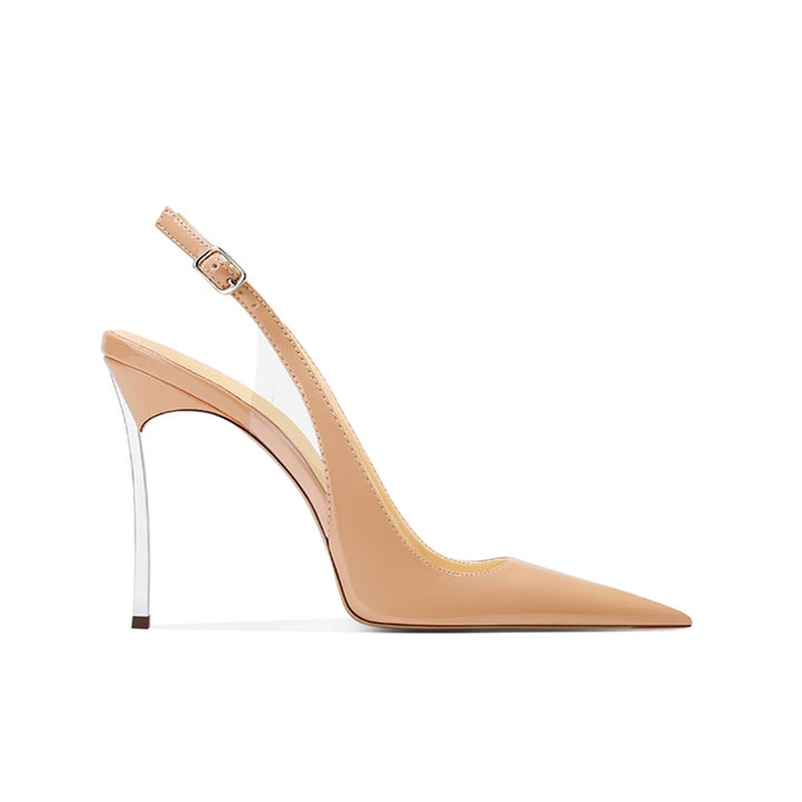 RUSCA Slingback Mid Heel Sandals - 8cm