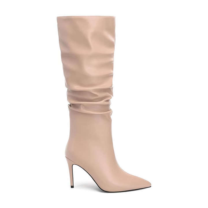 RUTDA Stiletto High Heel Knee High Boots