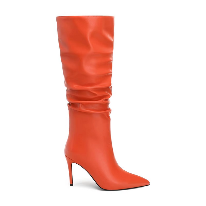 RUTDA Stiletto High Heel Knee High Boots