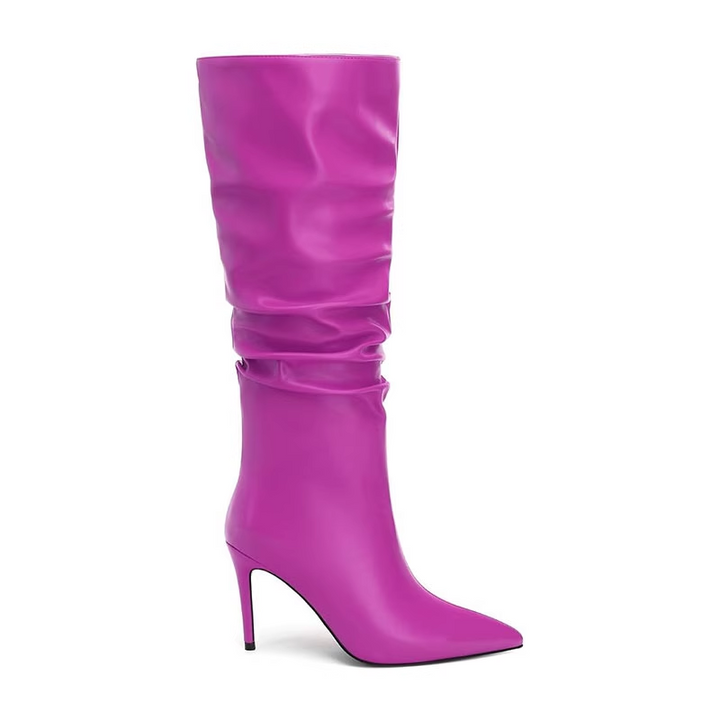 RUTDA Stiletto High Heel Knee High Boots