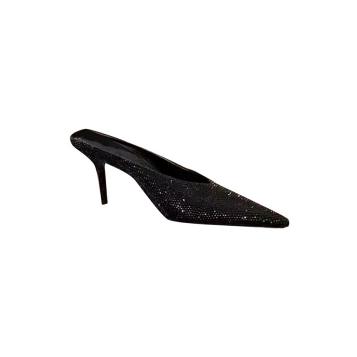 RUTIV Diamante Mules Pumps