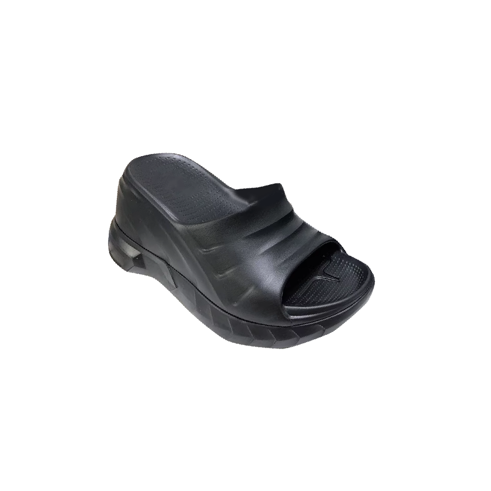 RUZEI Leather Platform Mules Sandals
