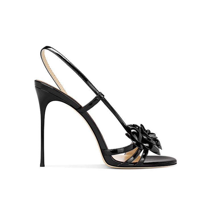 SADUS Flower High Heel Sandals - 10cm