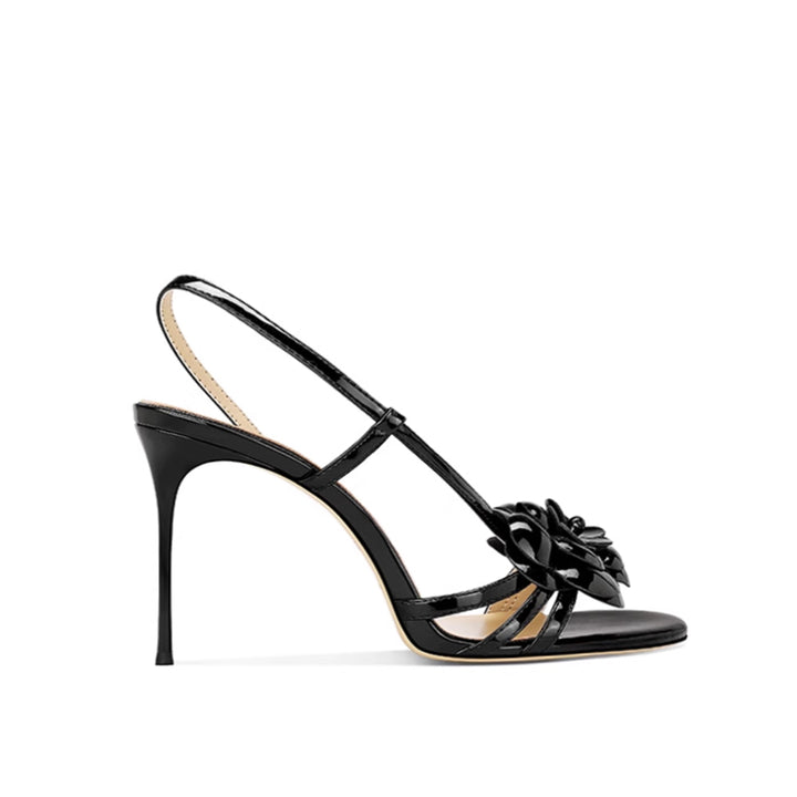 SADUS Flower Mid Heel Sandals - 6cm