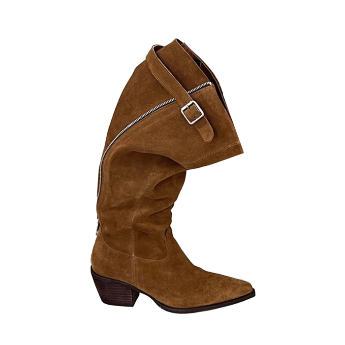 SAFTE Buckled Slouch Boots