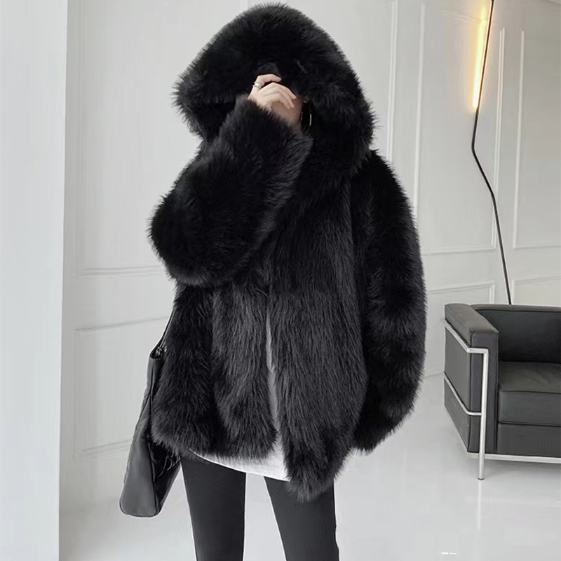 SALVA Vegan Fur Coat