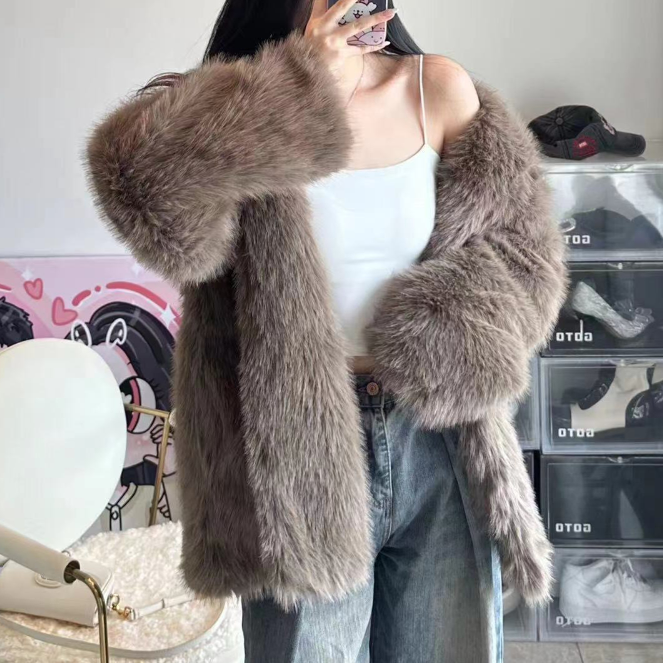SALVA Vegan Fur Coat