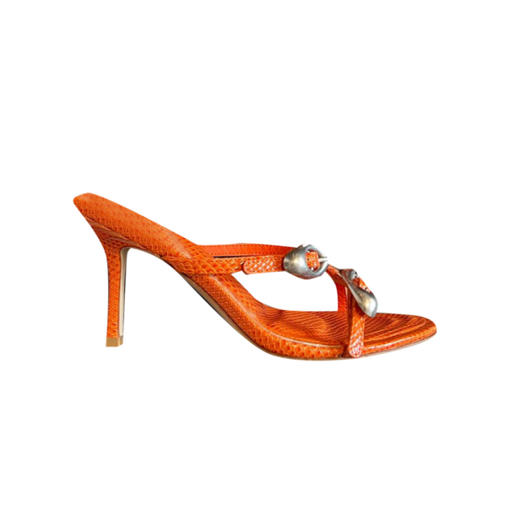 SANBE Metal Embellished Mules Sandals
