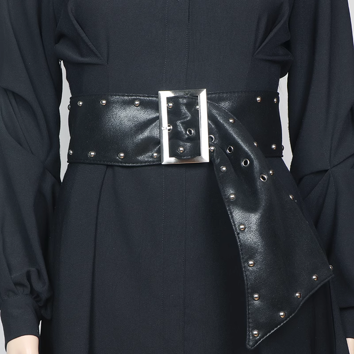 SAVDU Studded Girdle Belt
