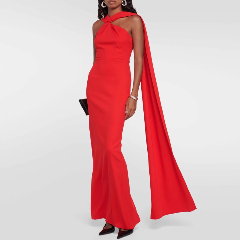 SEROI Strap Evening Dress Gown