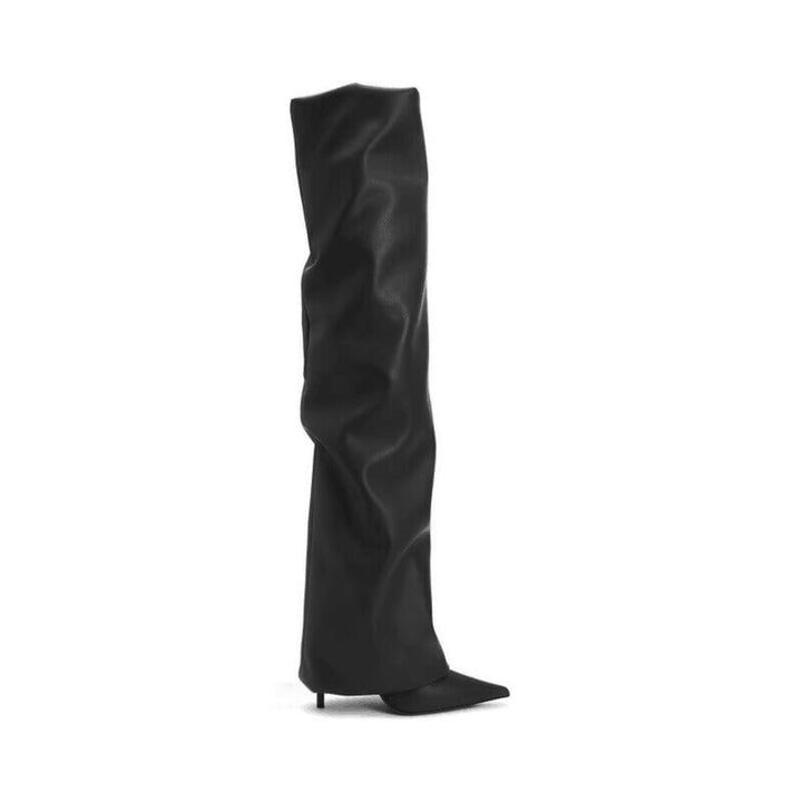 SERUK Leather Over The Knee Boots