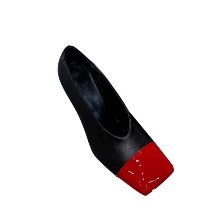 SLARU Square Toe High Heel Pumps
