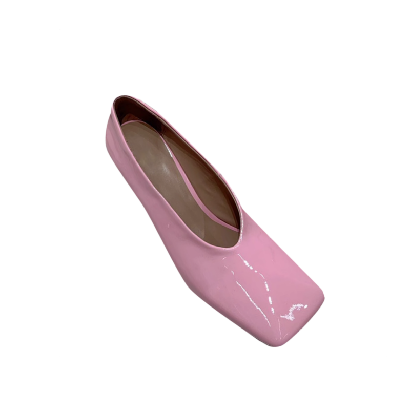 SLARU Square Toe High Heel Pumps