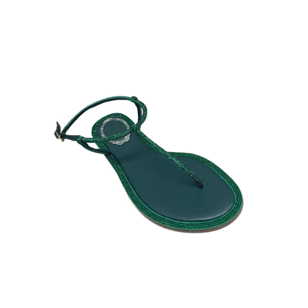 SOIKO Diamante Flat Sandals
