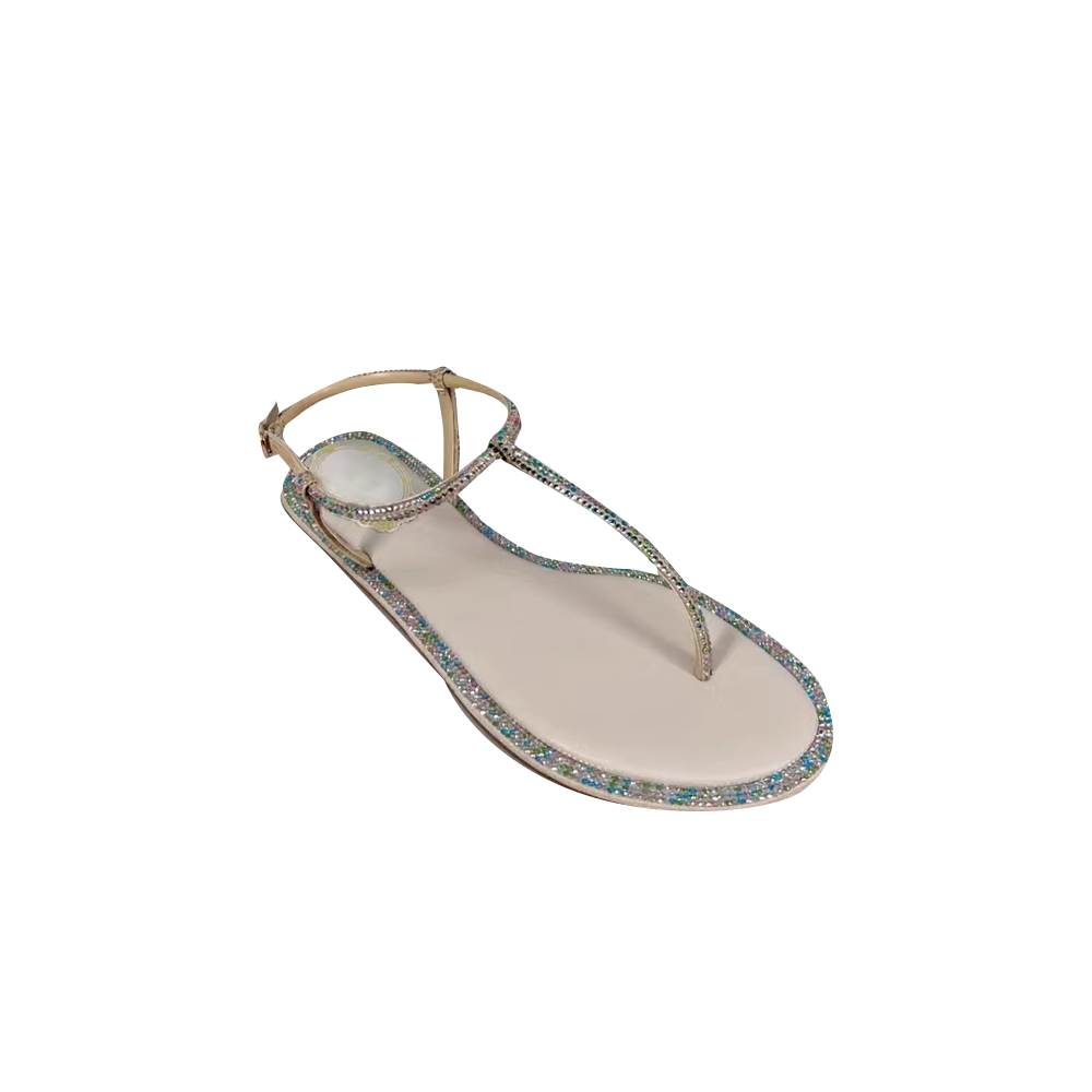 SOIKO Diamante Flat Sandals