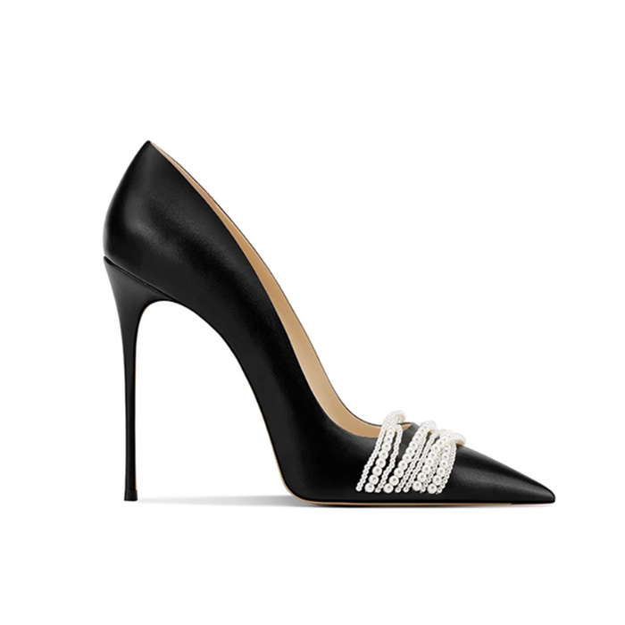 SOLRA Pearl High Heel Pumps - 10cm