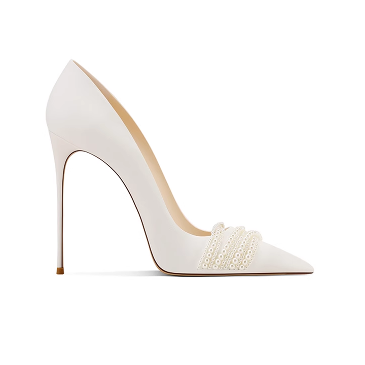 SOLRA Pearl High Heel Pumps - 10cm