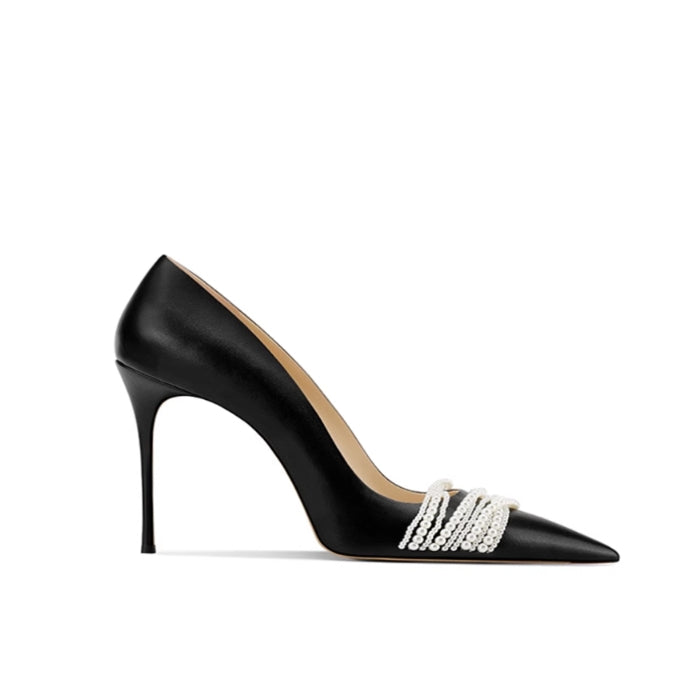 SOLRA Pearl Mid Heel Pumps - 6cm