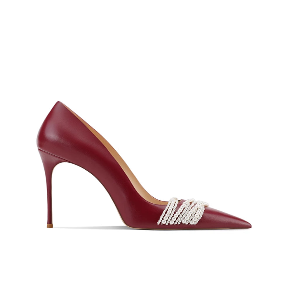 SOLRA Pearl Mid Heel Pumps - 6cm
