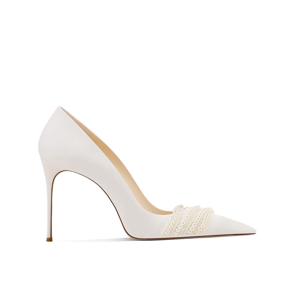 SOLRA Pearl Mid Heel Pumps - 6cm