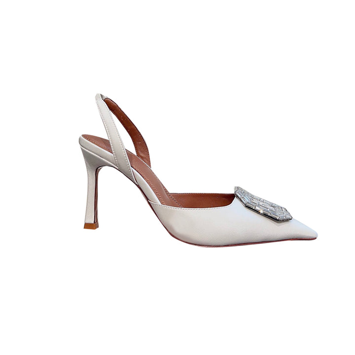 SRANU Diamante Buckled High Heel Sandals - 9cm