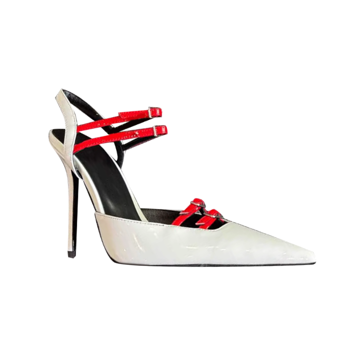 SURTV Buckled High Heel Sandals