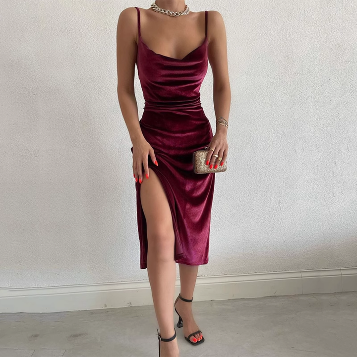 SUVNT Slip Evening Dress Gown