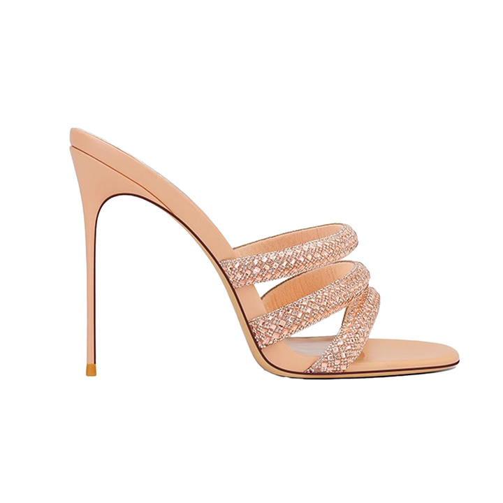 SVITO Diamante Mules Sandals - 10cm