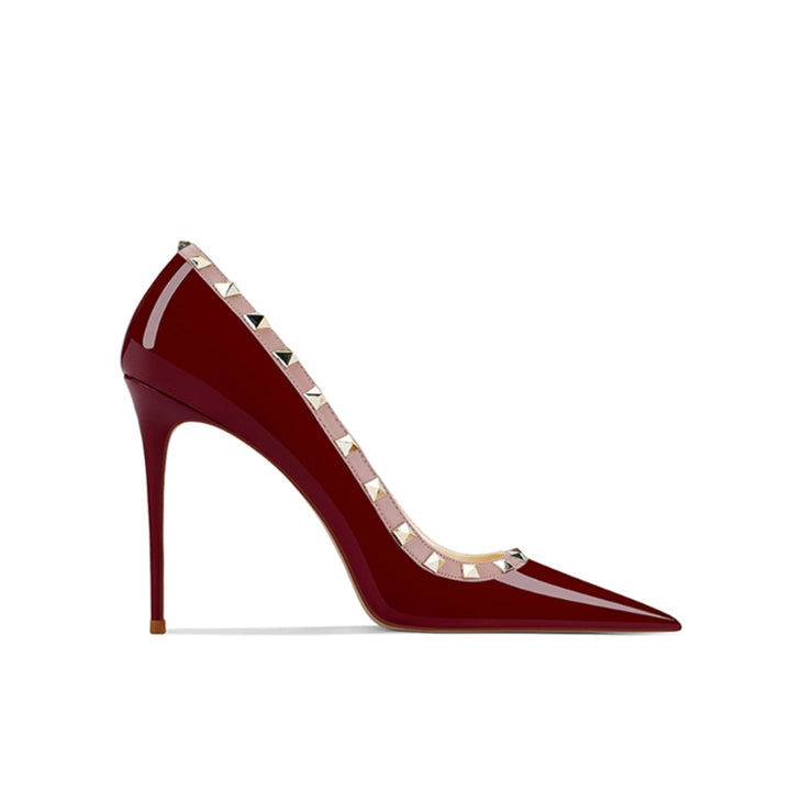 TOICA Studded Mid Heel Pumps - 8cm