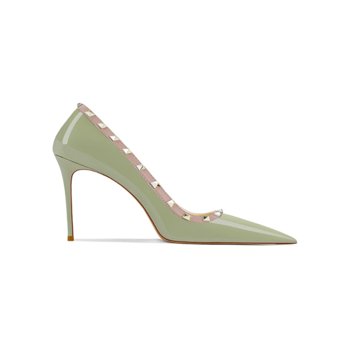 TOICA Studded Mid Heel Pumps - 6cm