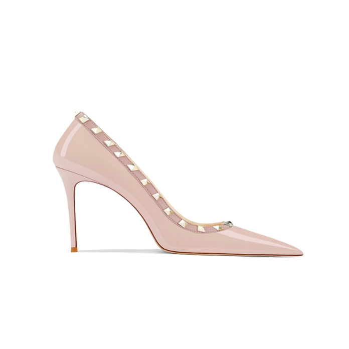 TOICA Studded Mid Heel Pumps - 6cm