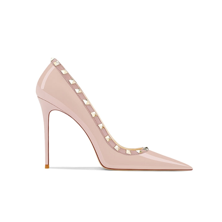 TOICA Studded Mid Heel Pumps - 8cm